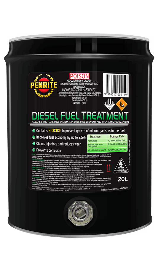 PENRITE Diesel Fuel Treatment Biocide