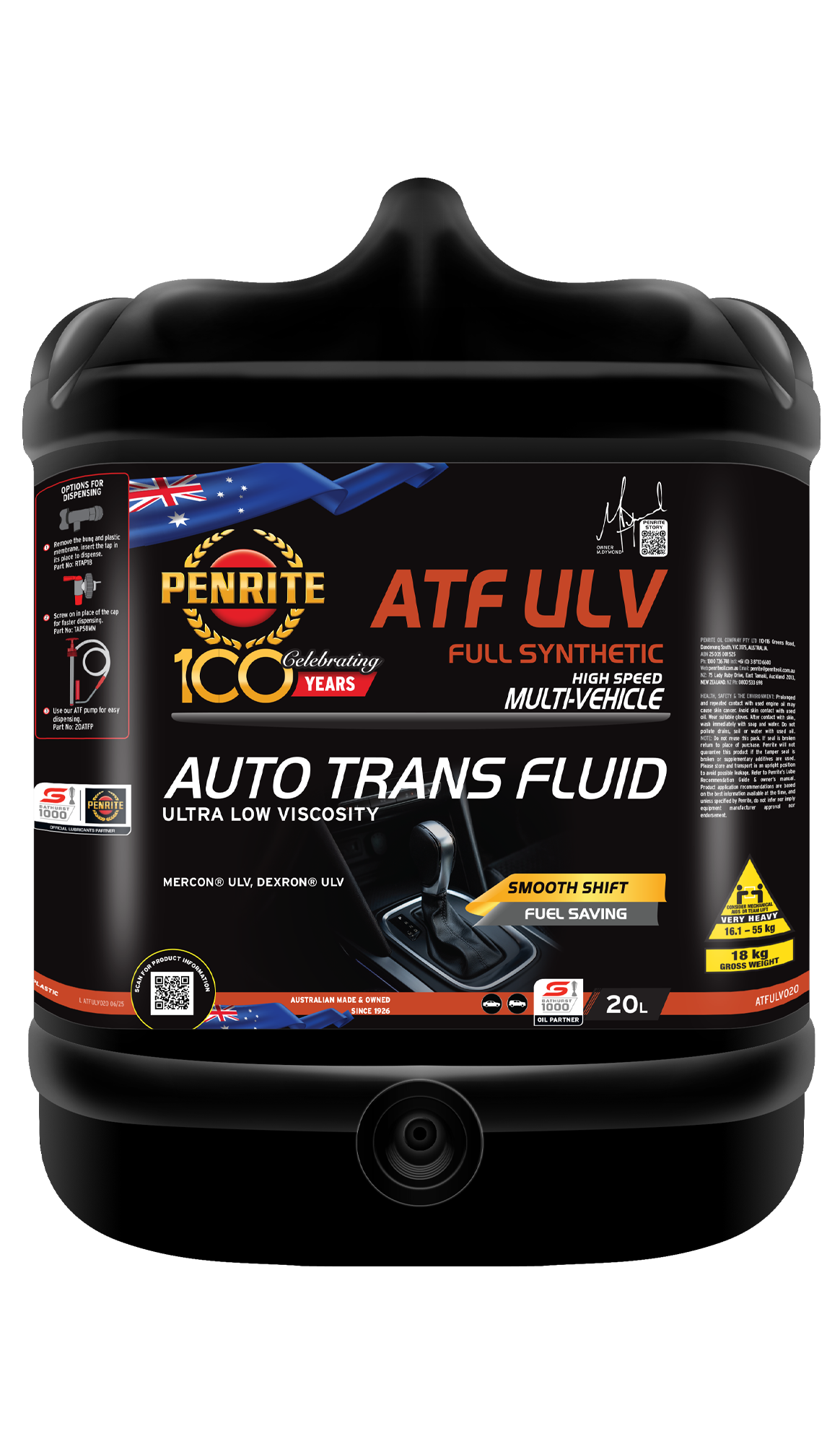 PENRITE Atf Ultra Low V Full Syn