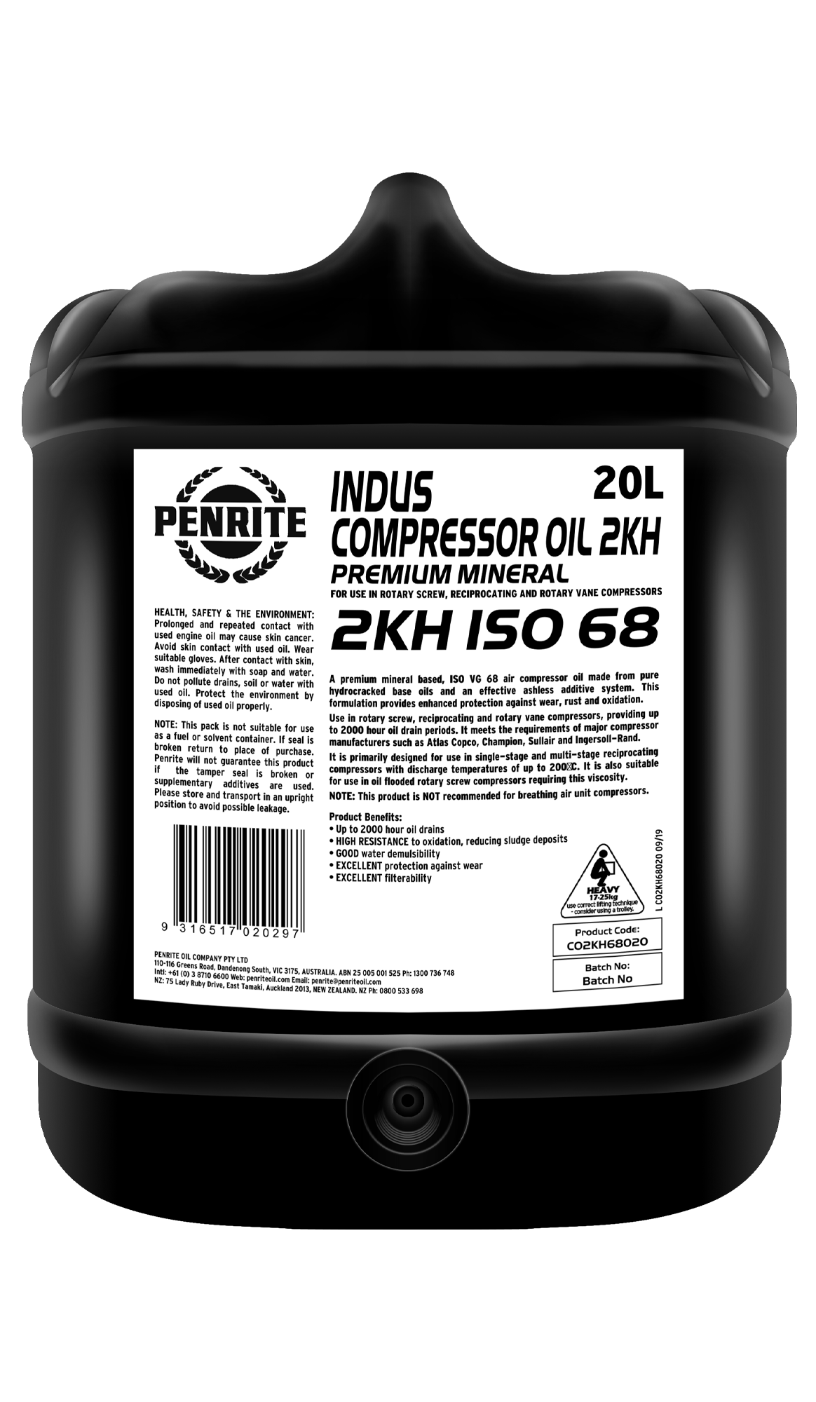 PENRITE Compressor Oil 2Kh68