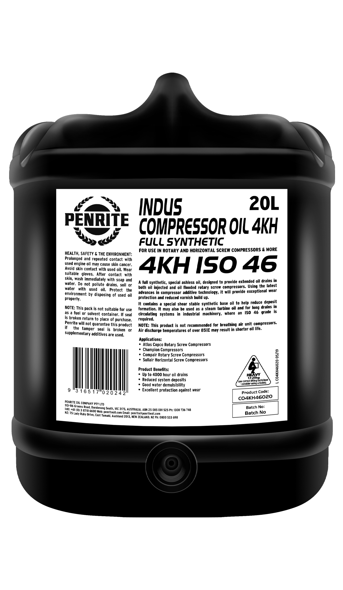 PENRITE Compressor Oil 4Kh46