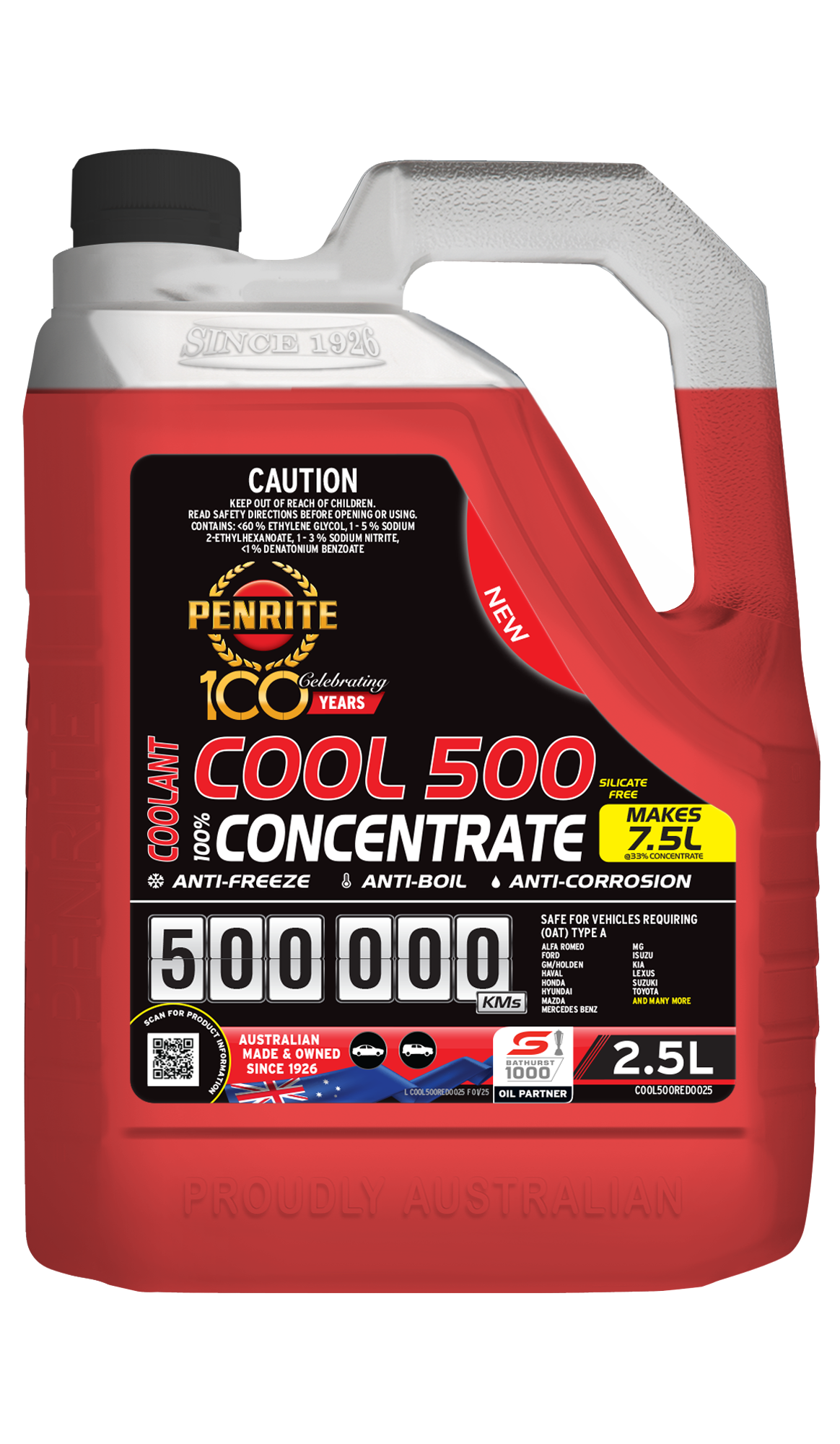 PENRITE 500,000Km Red Cool Con