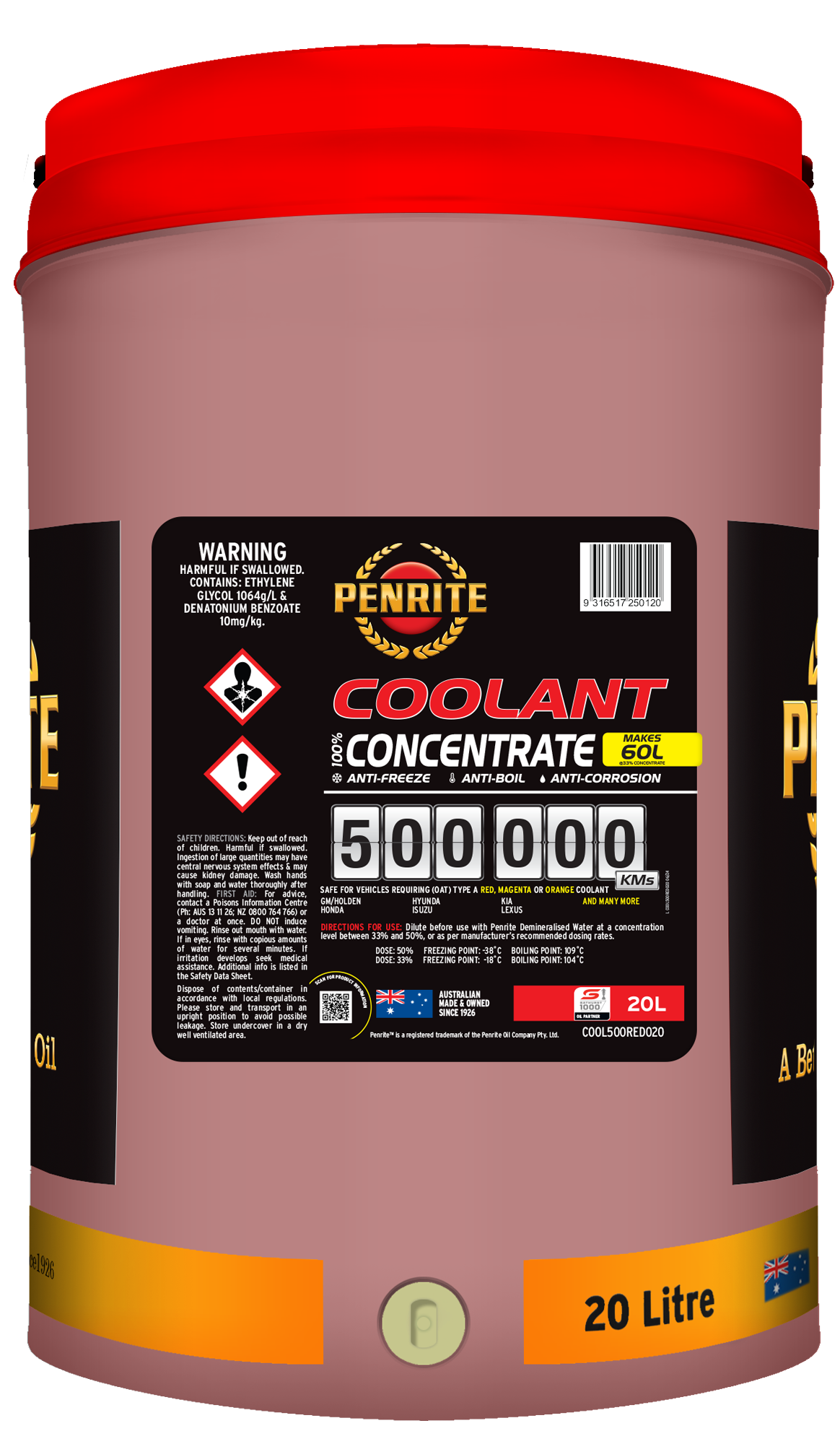 PENRITE 500,000Km Red Cool Con