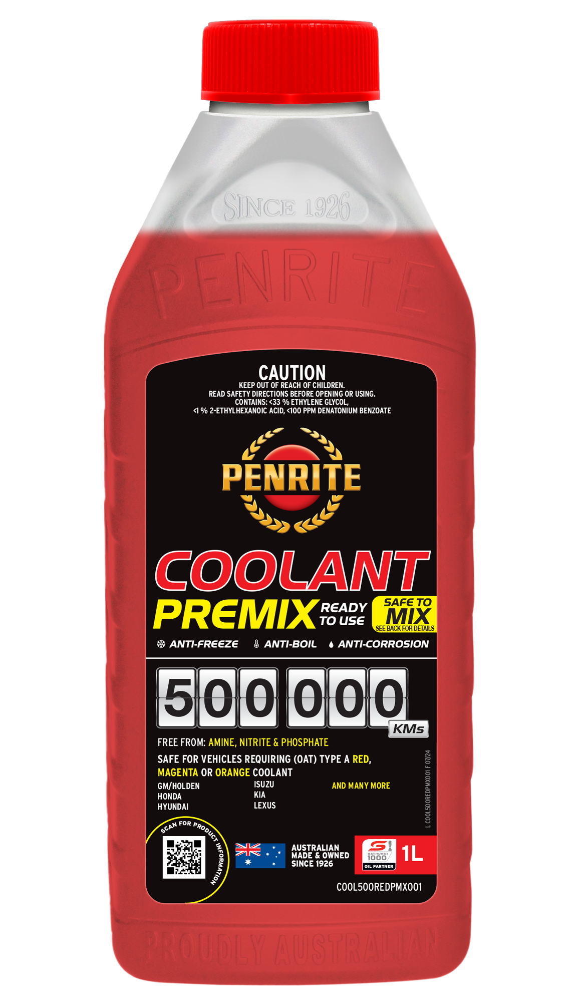 PENRITE 500,000 Km Red Cool Premix