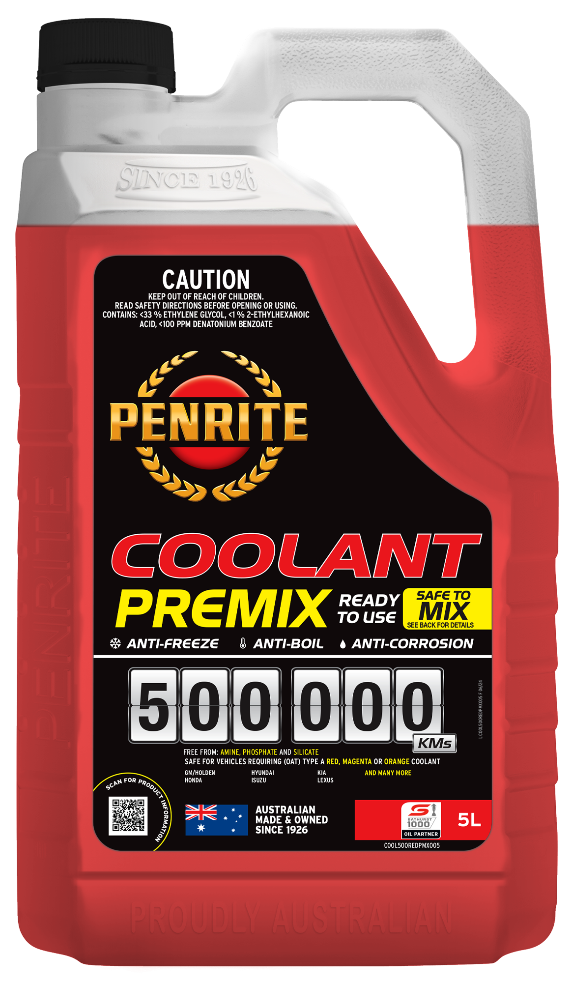 PENRITE 500,000 Km Red Cool Premix