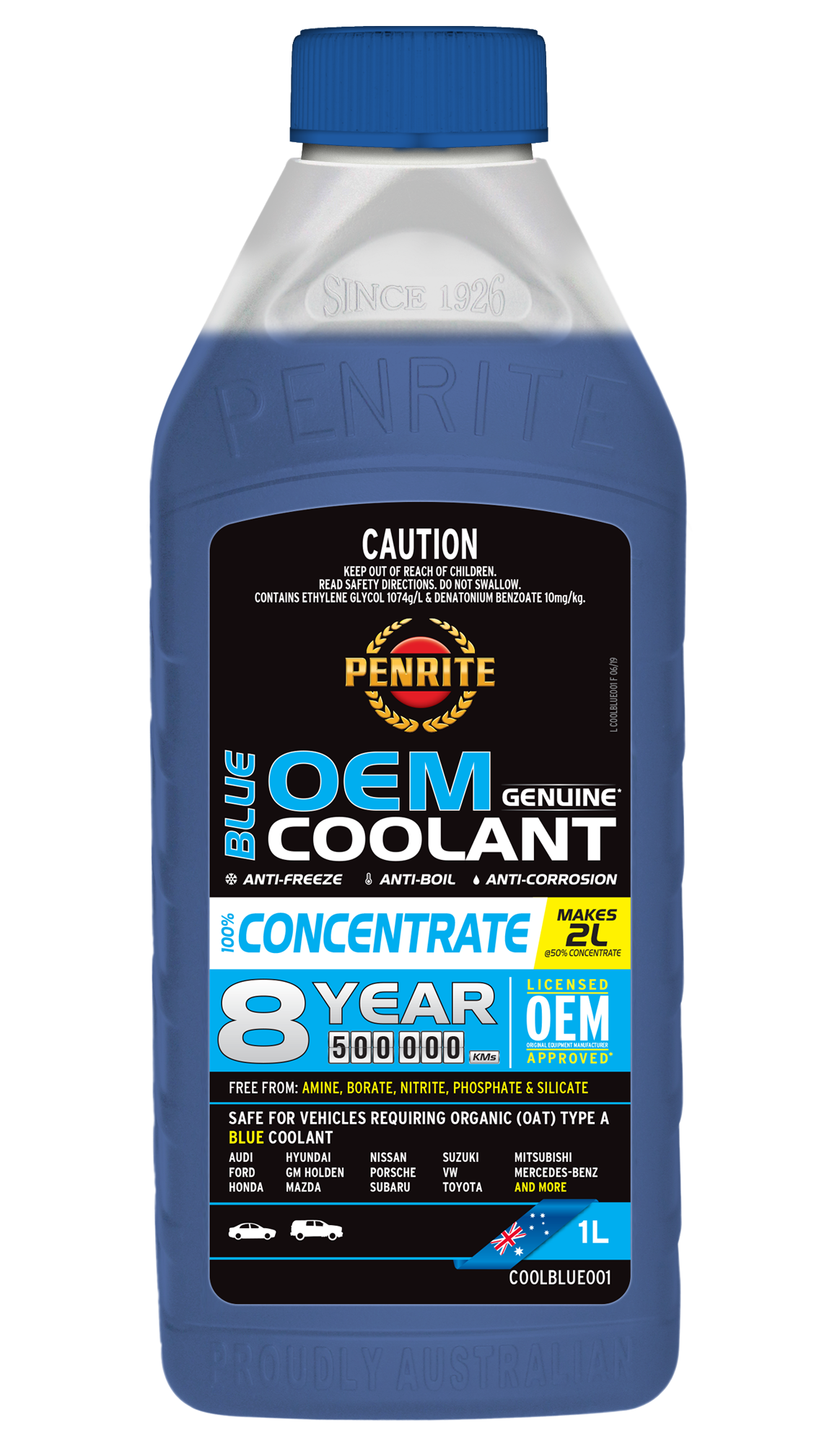 PENRITE Blue Oem Coolant Concentrate