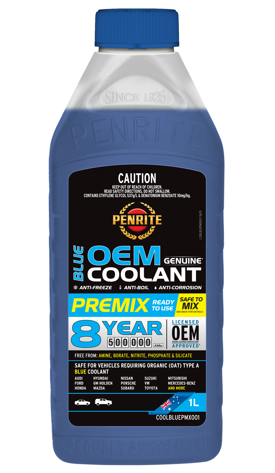PENRITE Blue Oem Coolant Premix