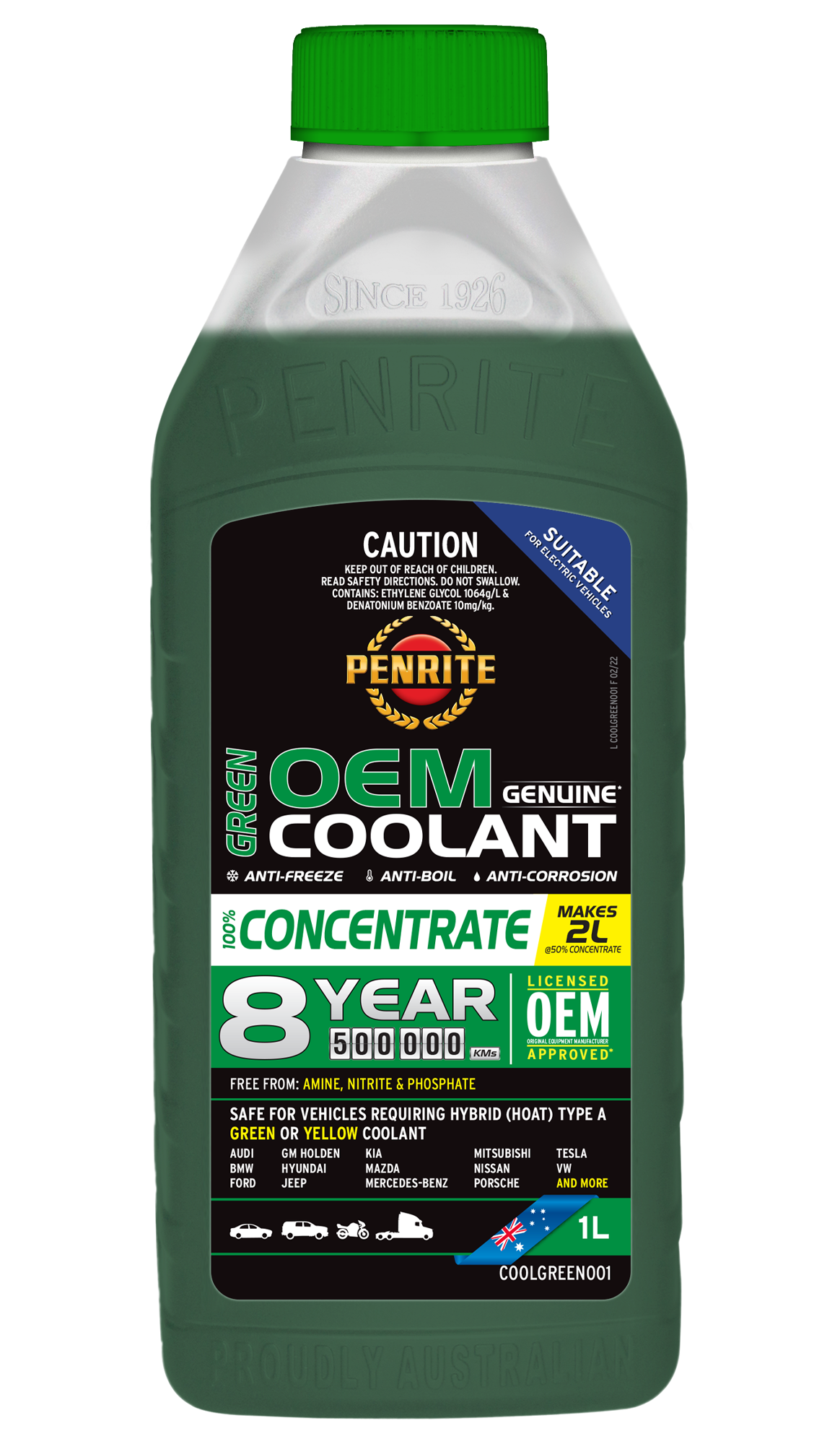 PENRITE Green Oem Coolant Concentrate