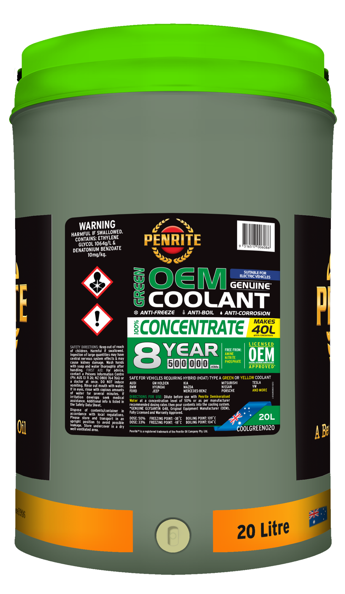 PENRITE Green Oem Coolant Concentrate