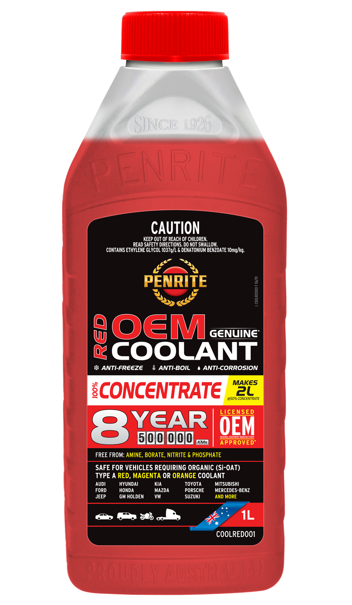 PENRITE Red Oem Coolant Concentrate