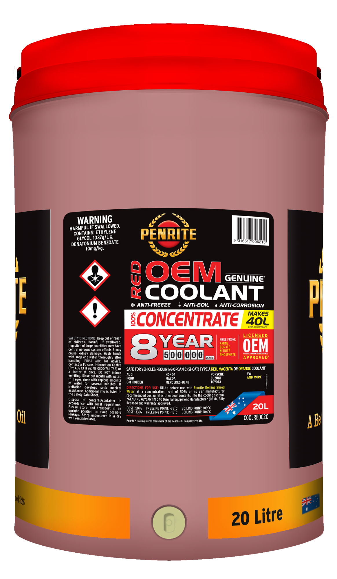 PENRITE Red Oem Coolant Concentrate