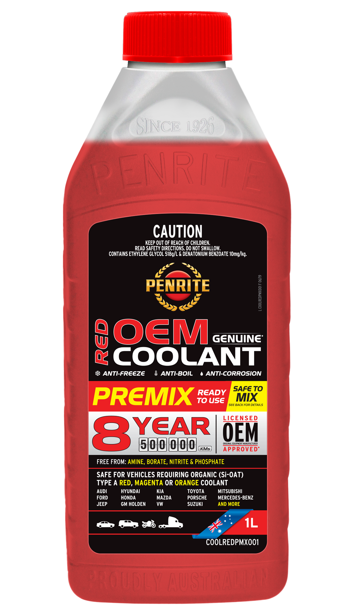 PENRITE Red Oem Coolant Premix