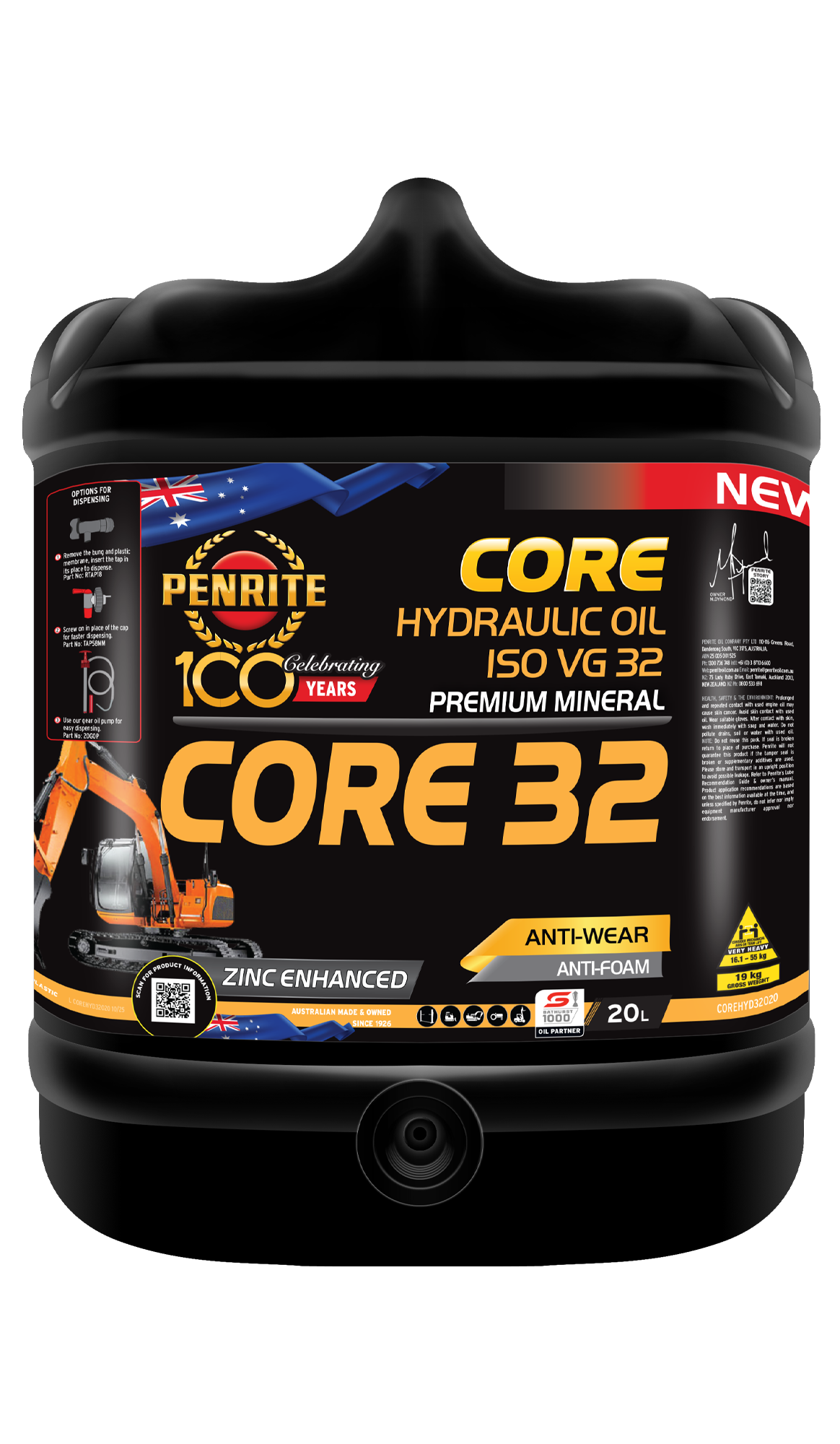 PENRITE Core 32 Hydraulic Oil