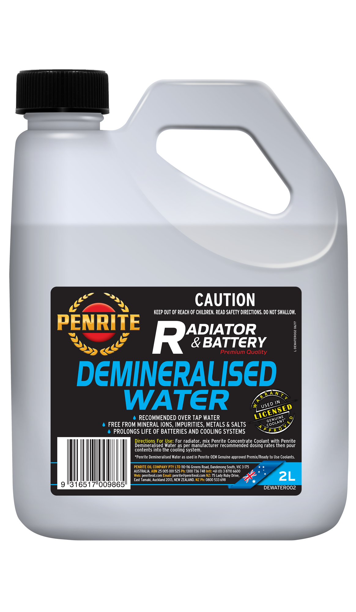 PENRITE Demineralised Water