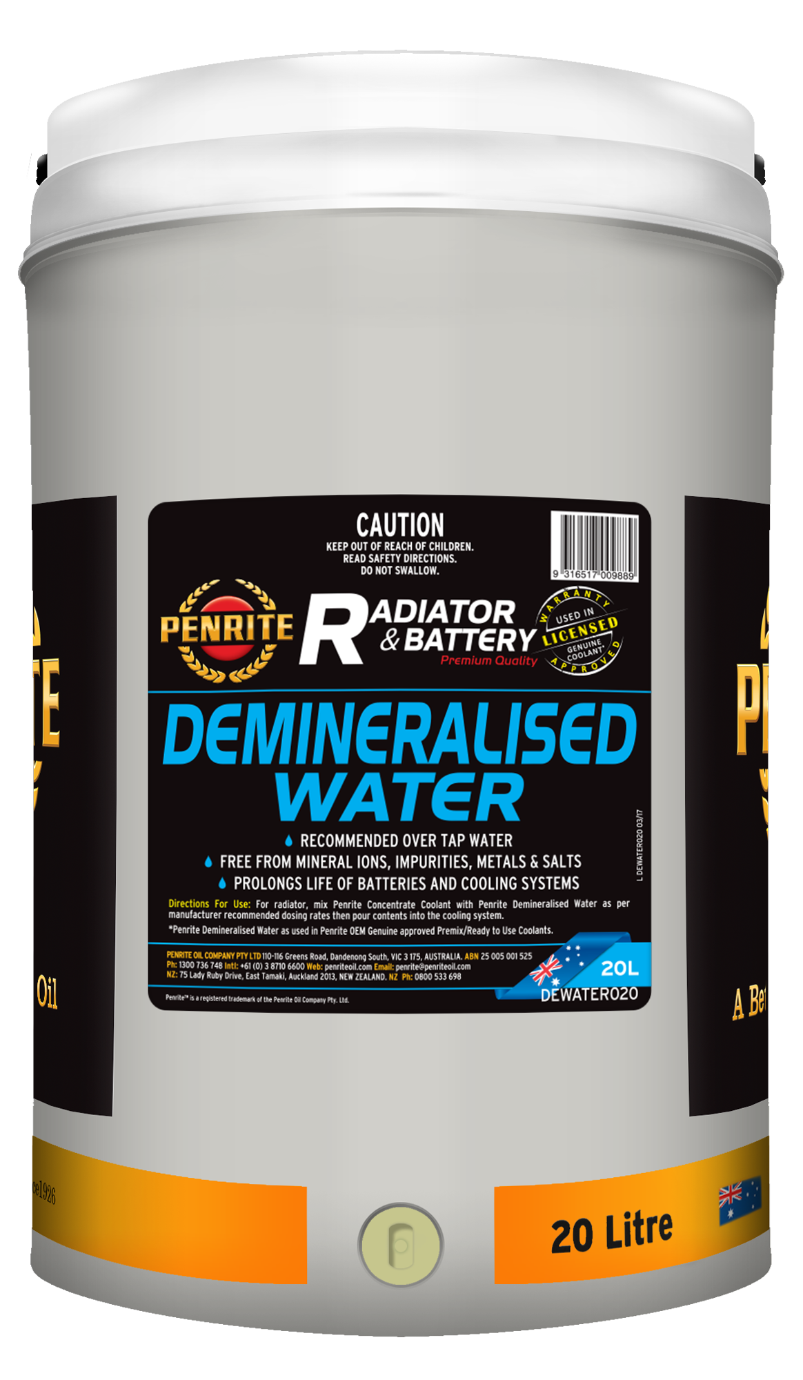 PENRITE Demineralised Water