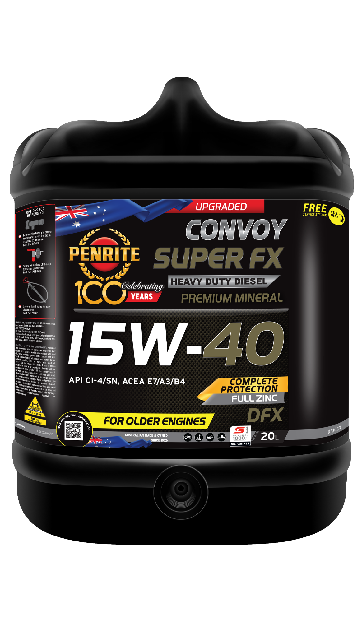 PENRITE Convoy Super Fx 15W40 Mineral