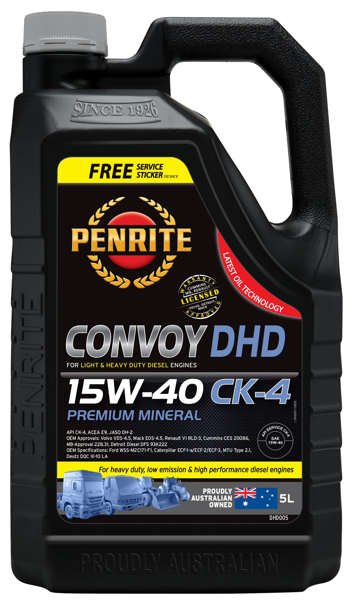 PENRITE Convoy Ultra Hd 15W-40 Mineral