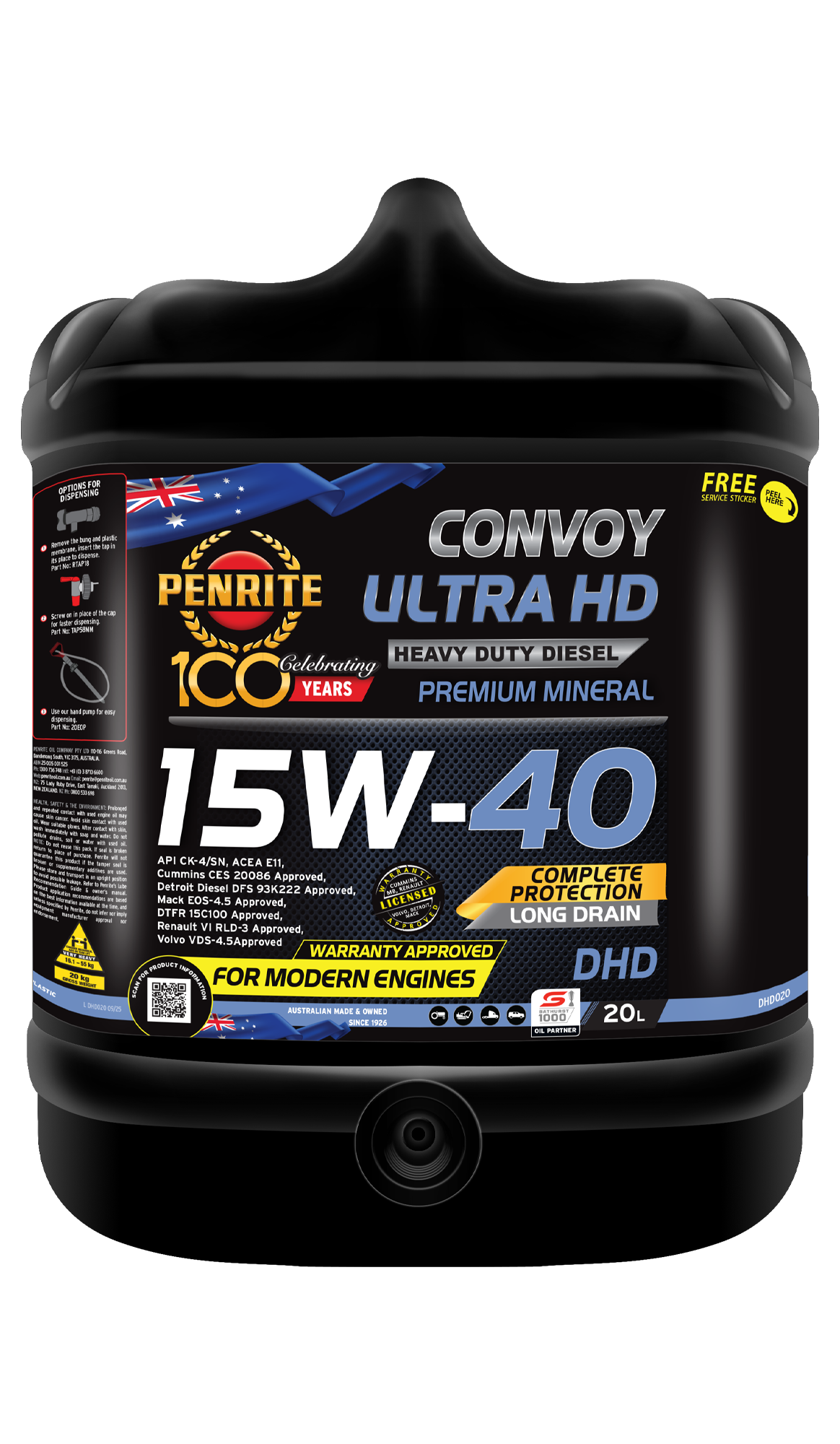 PENRITE Convoy Ultra Hd 15W-40 Mineral