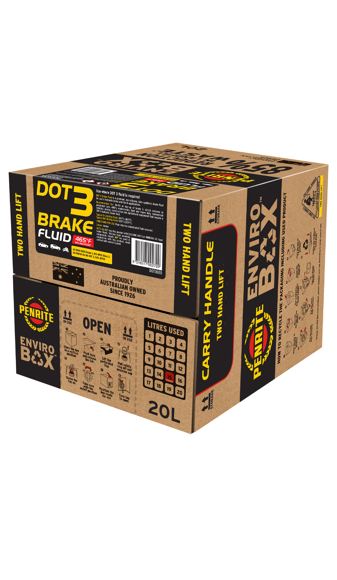 PENRITE Brake Fluid Dot 3