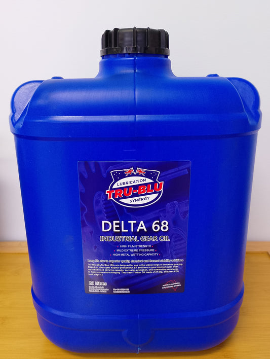 TRU-BLU DELTA 68 Industrial Gear Oil / 20L Drum