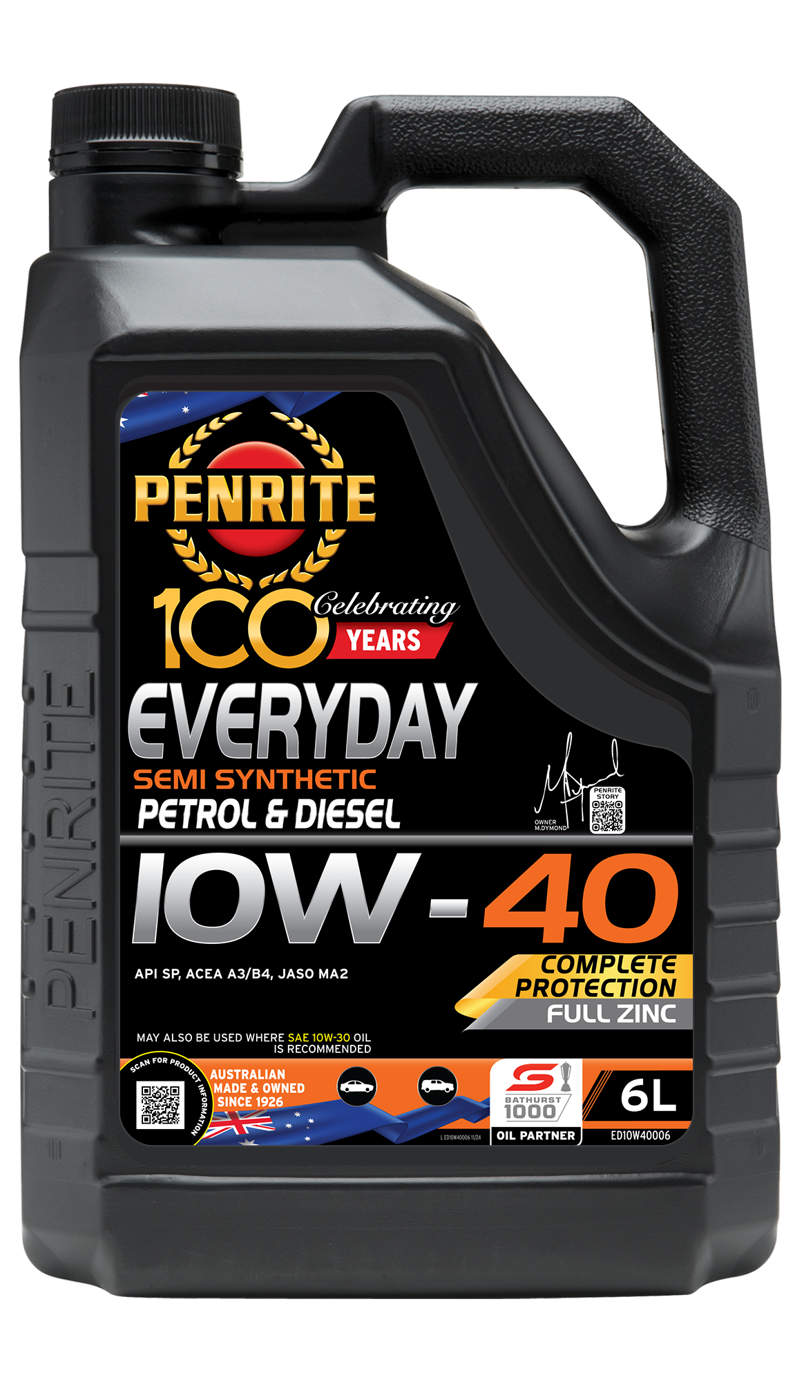 PENRITE Everyday 10W40 Semi Syn