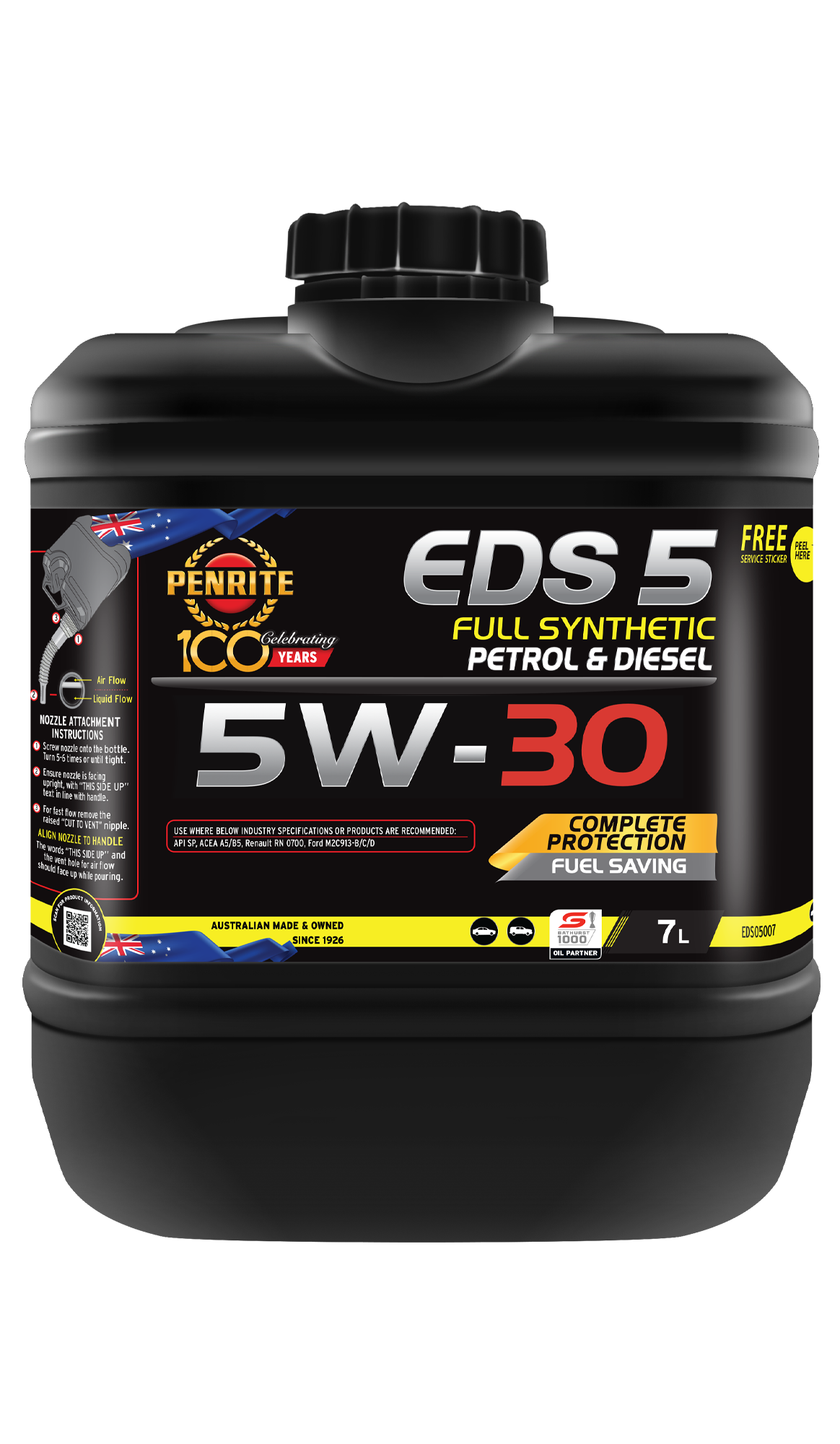 PENRITE Eds 5 5W-30 Full Syn