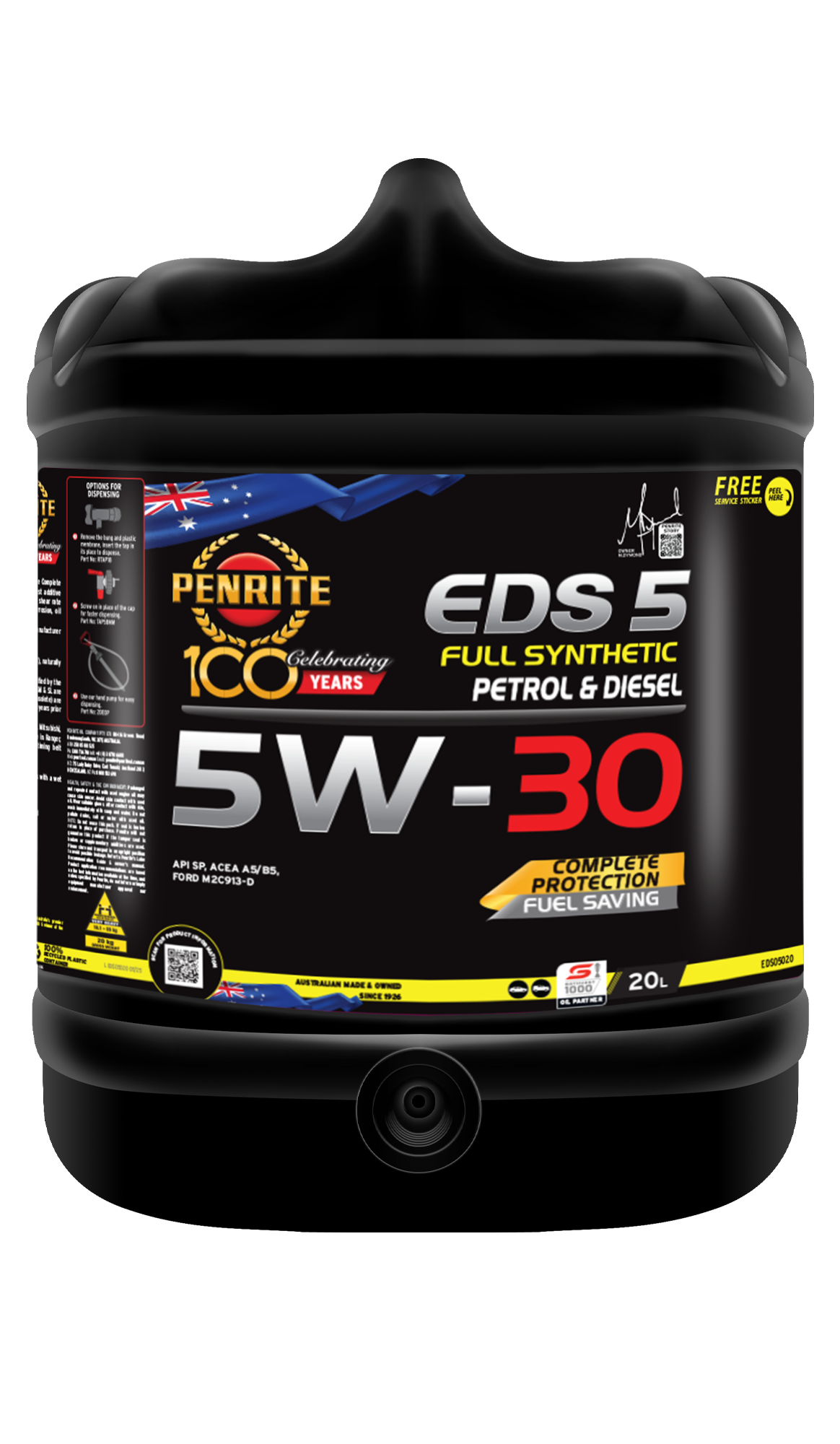 PENRITE Eds 5 5W-30 Full Syn