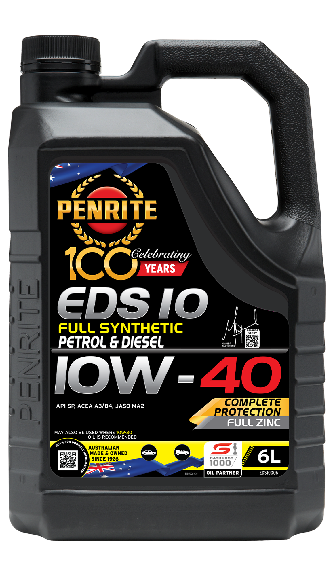 PENRITE Eds 10 10W40 Full Syn