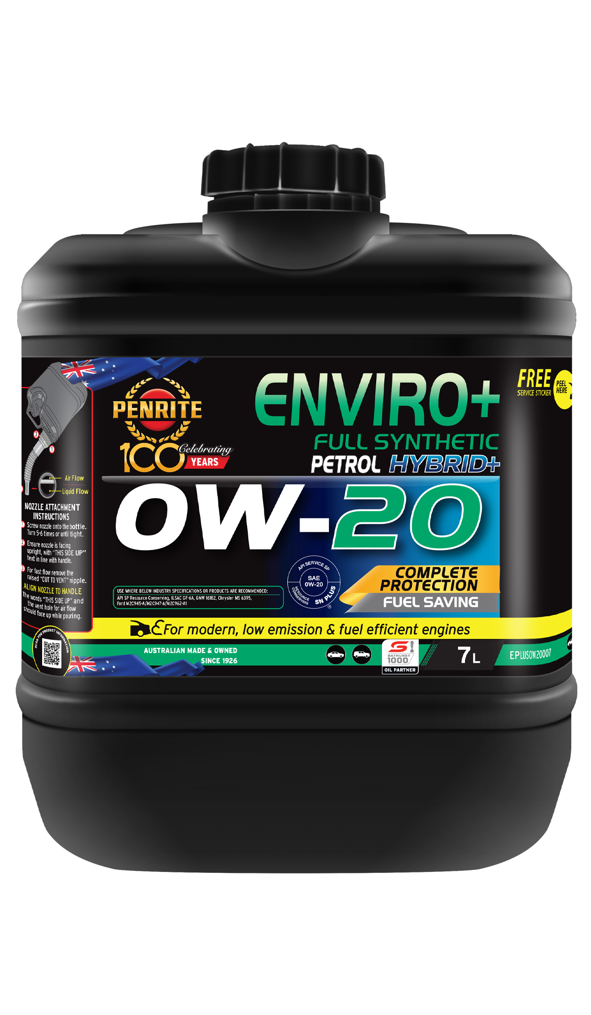 PENRITE Enviro+ 0W20 Full Syn