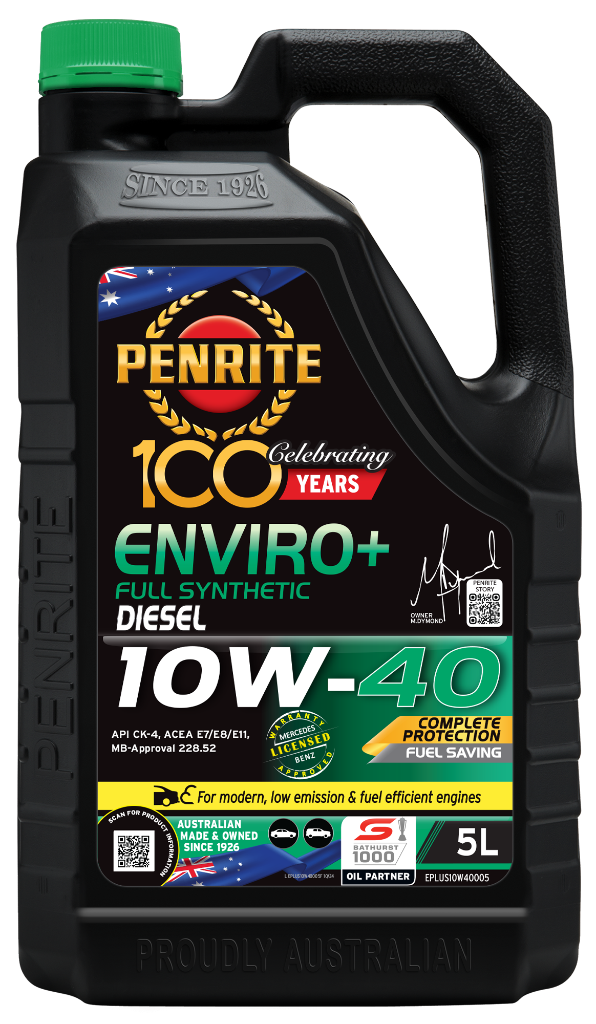 PENRITE Enviro+ 10W40 Full Syn