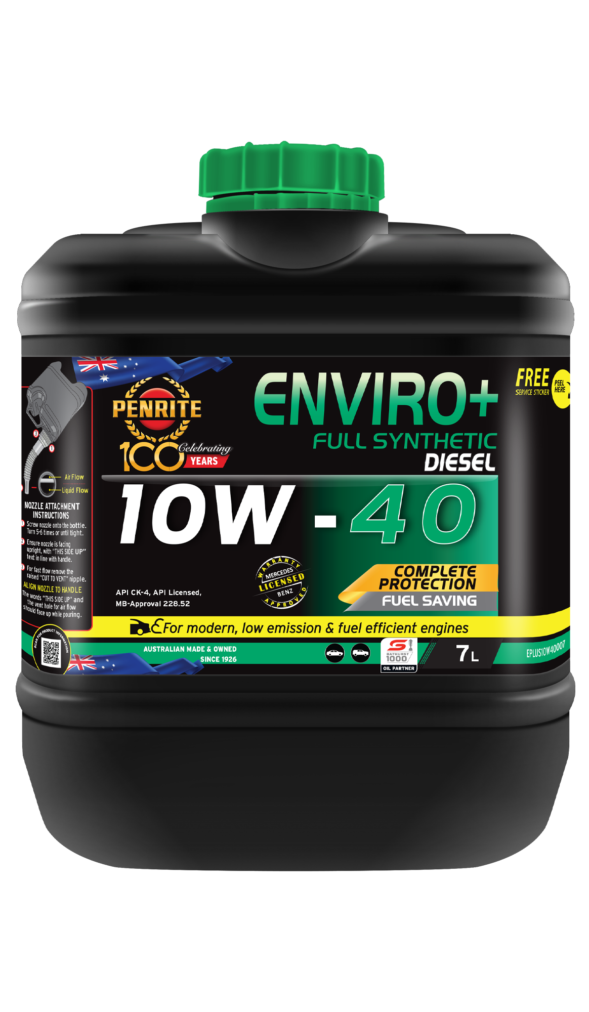 PENRITE Enviro+ 10W40 Full Syn