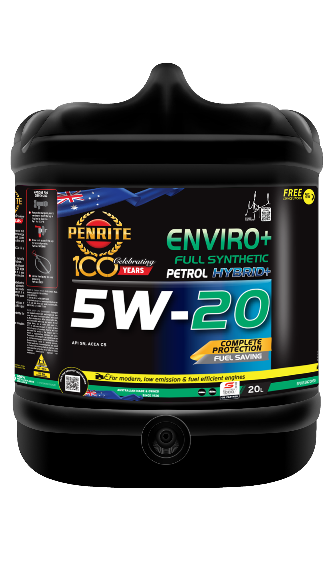 PENRITE Enviro+ 5W20 Full Syn