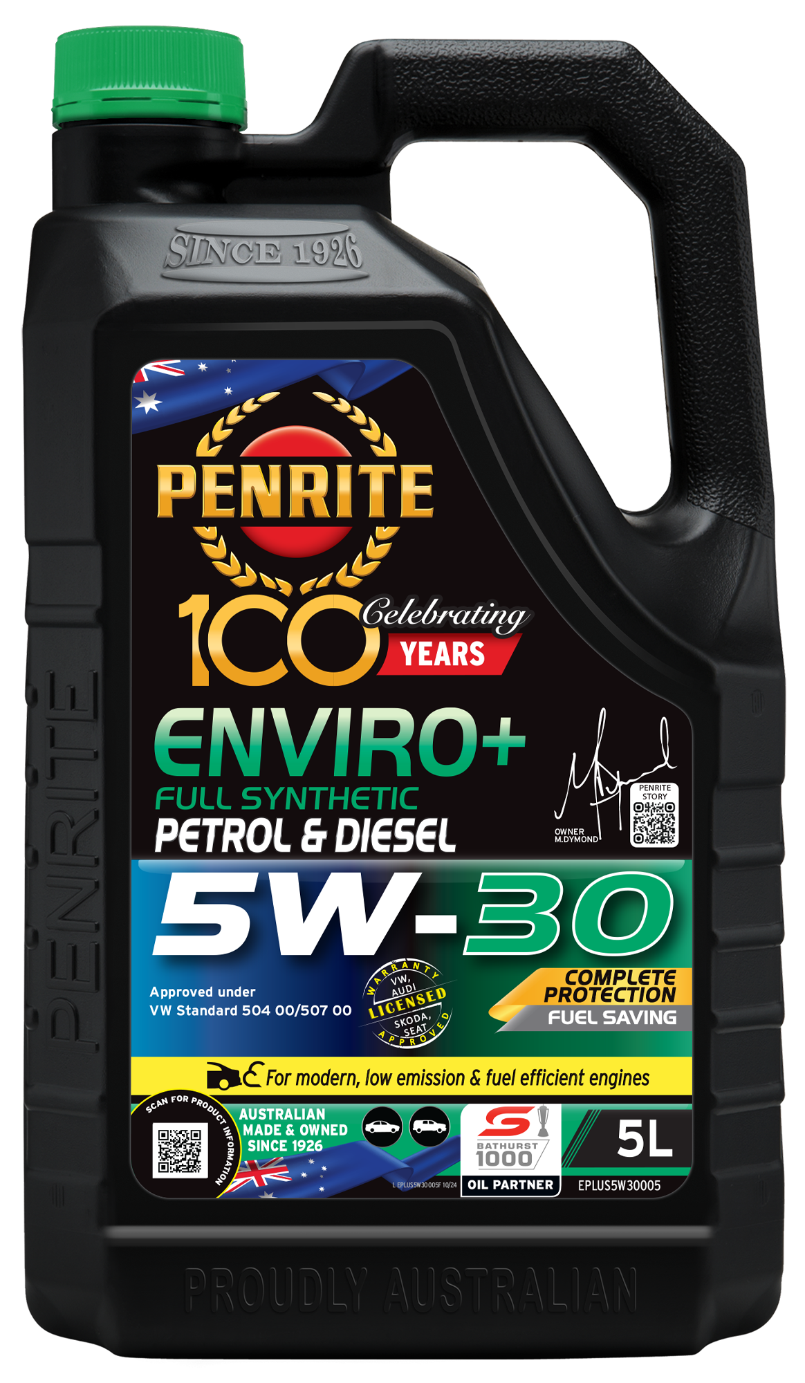PENRITE Enviro+ 5W30 Full Syn