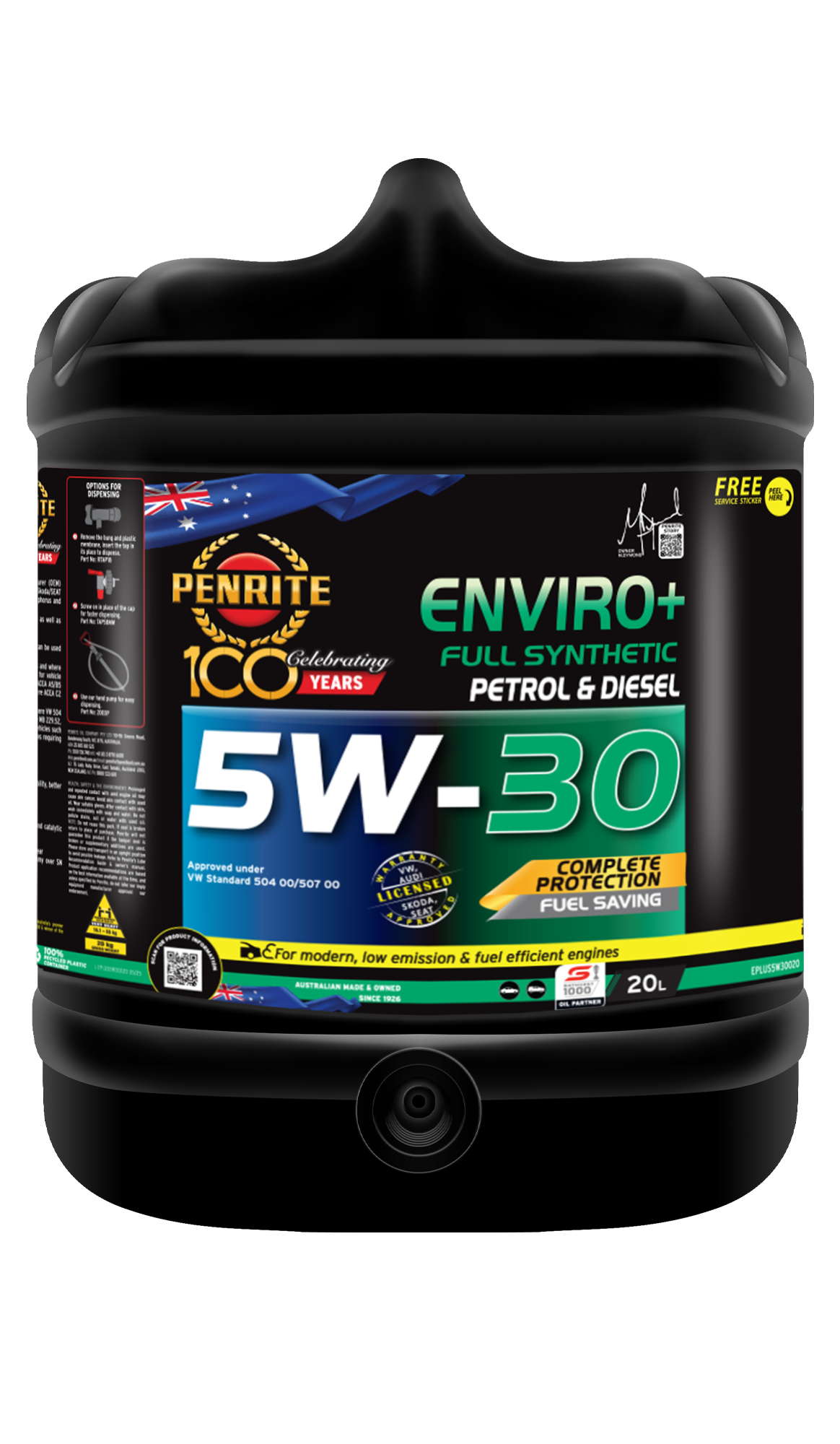 PENRITE Enviro+ 5W30 Full Syn