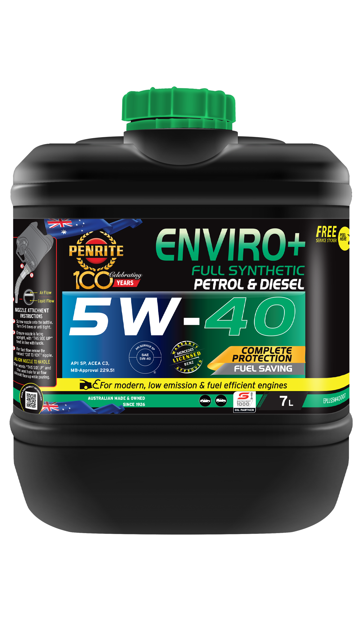 PENRITE Enviro+ 5W40 Full Syn