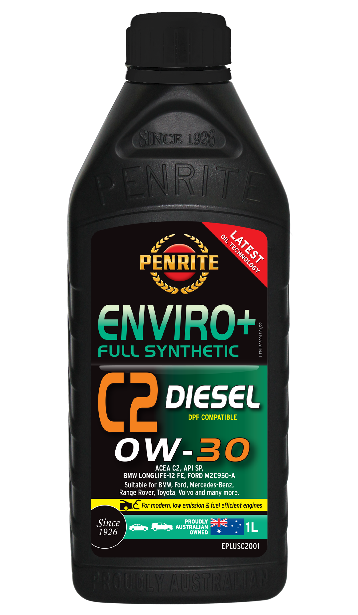 PENRITE Enviro+ C2 0W30 Full Syn