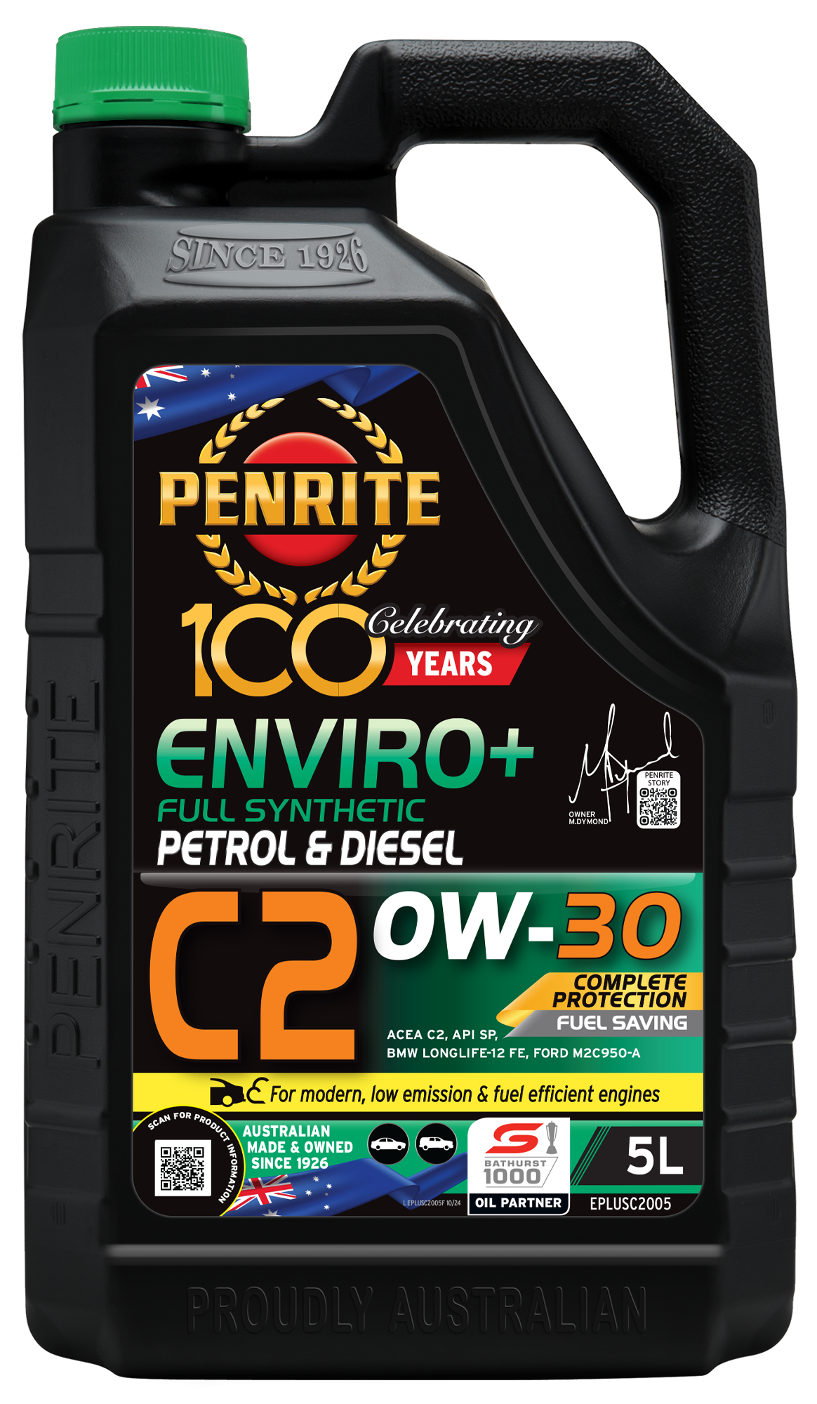 PENRITE Enviro+ C2 0W30 Full Syn