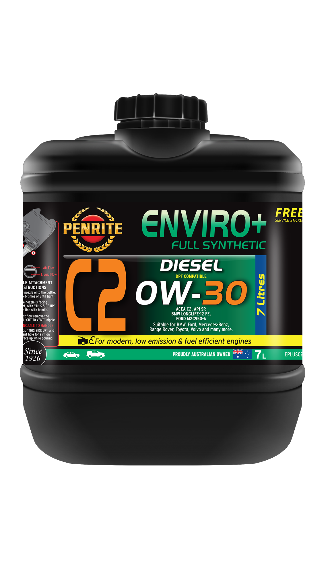 PENRITE Enviro+ C2 0W30 Full Syn