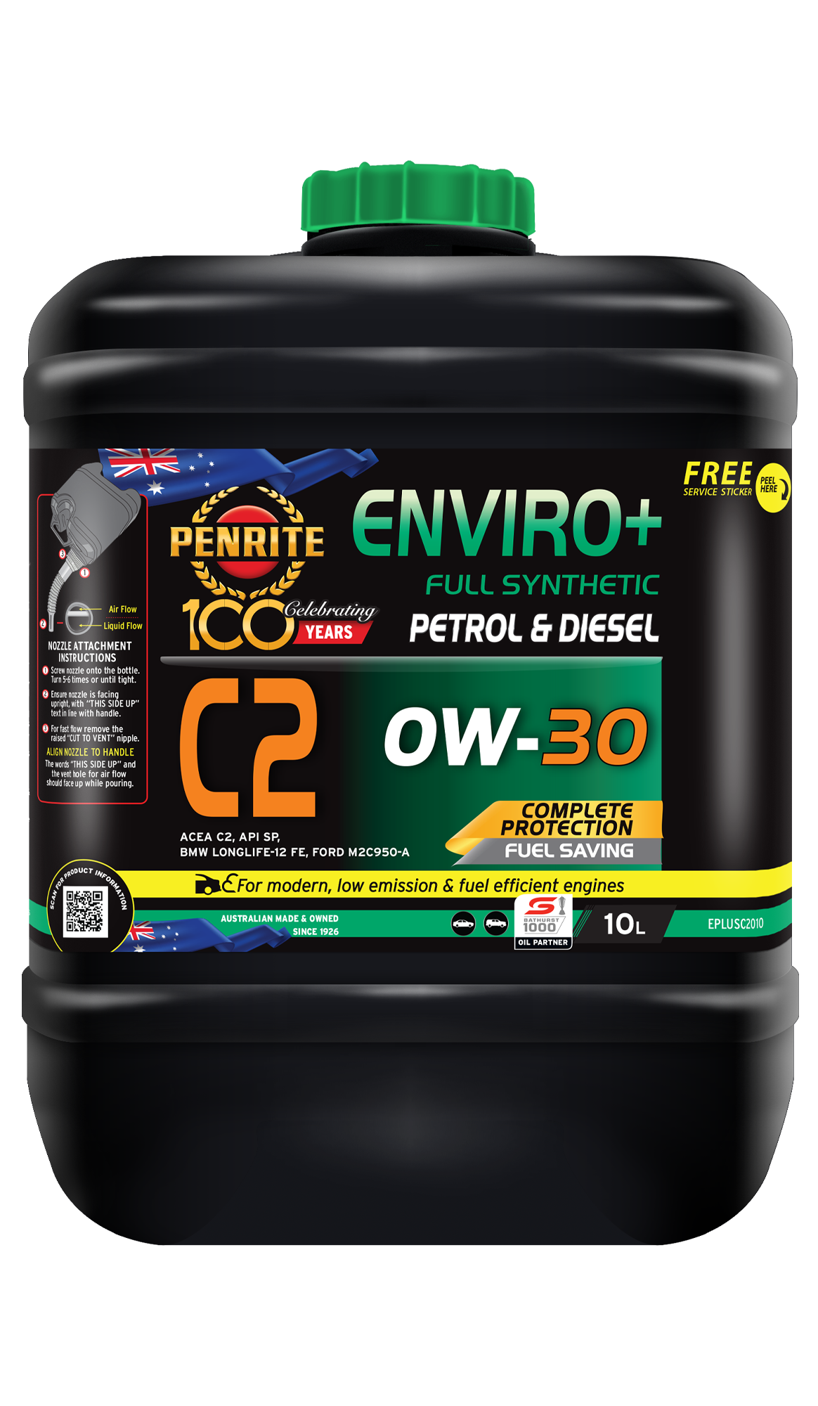 PENRITE Enviro+ C2 0W30 Full Syn