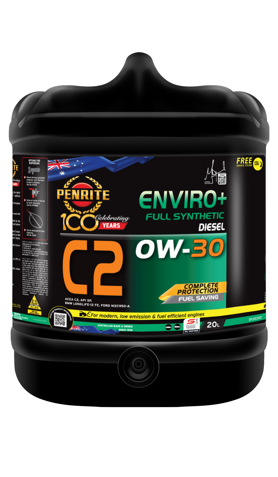 PENRITE Enviro+ C2 0W30 Full Syn