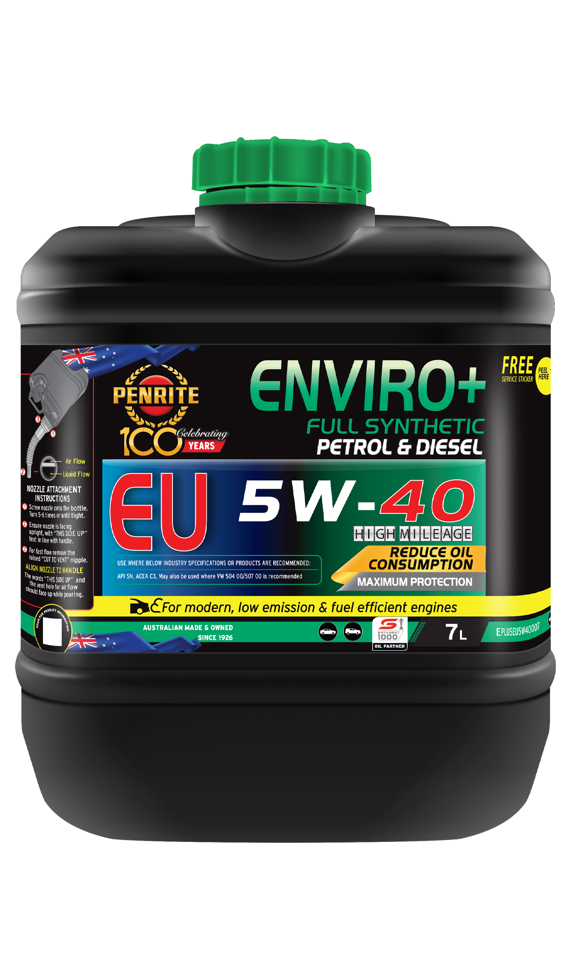 PENRITE Enviro+ Eu 5W-40 Full Syn