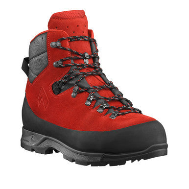 Clogger Haix Protector Forest Mid-Height Chainsaw Boot Red