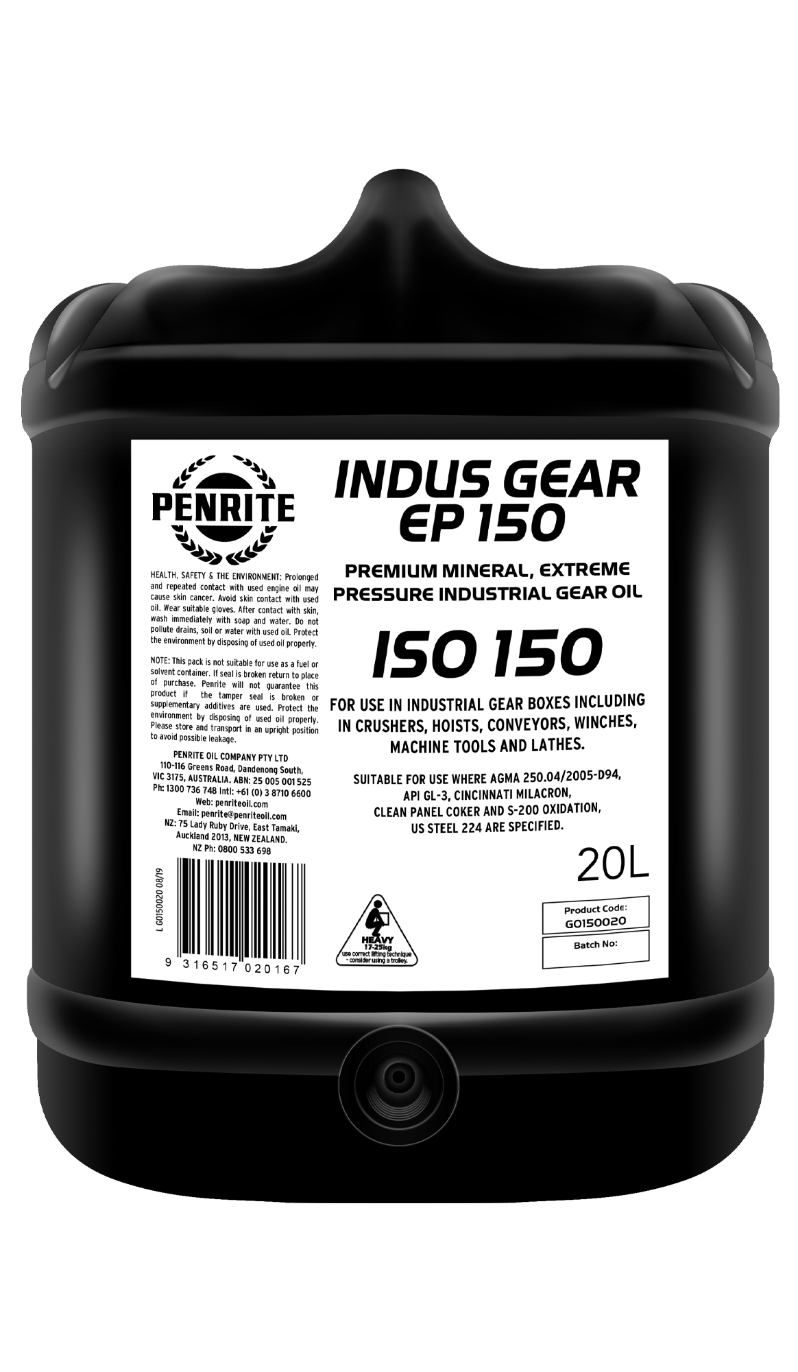 PENRITE Indus Gear Oil Ep 150 Mineral