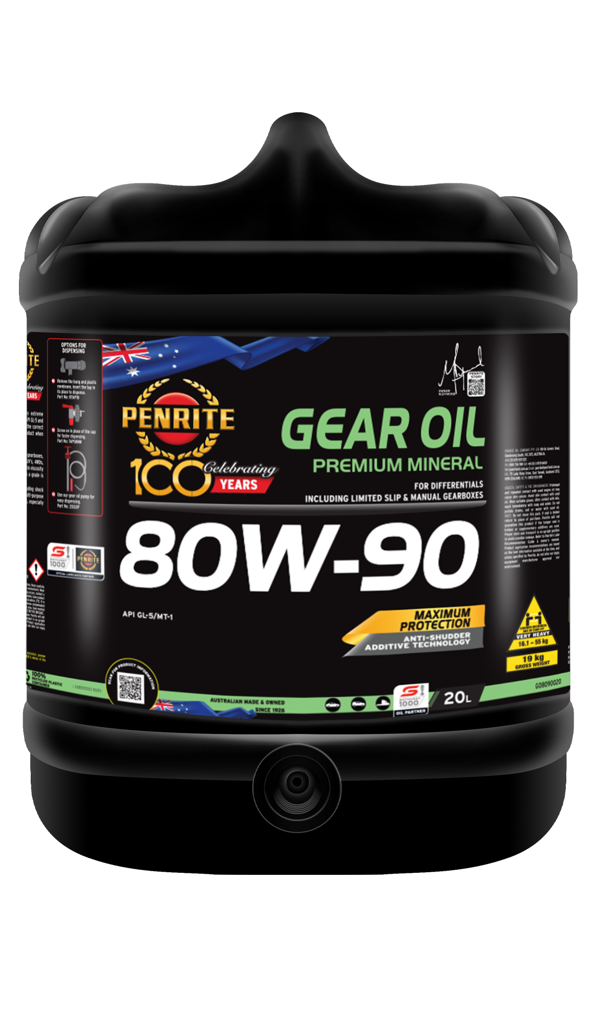 PENRITE Gear Oil 80W90 Mineral