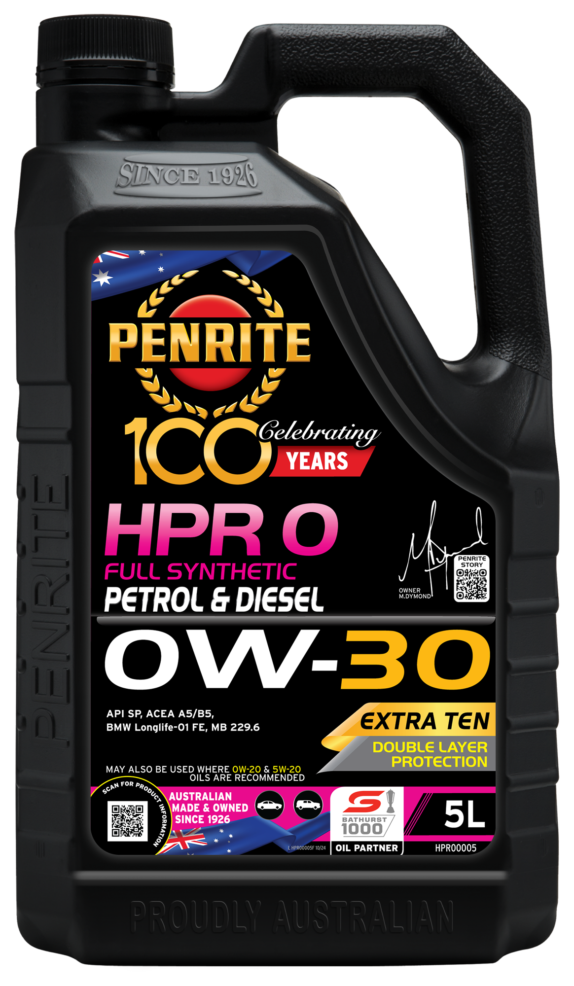 PENRITE Hpr 0 0W30 Full Syn