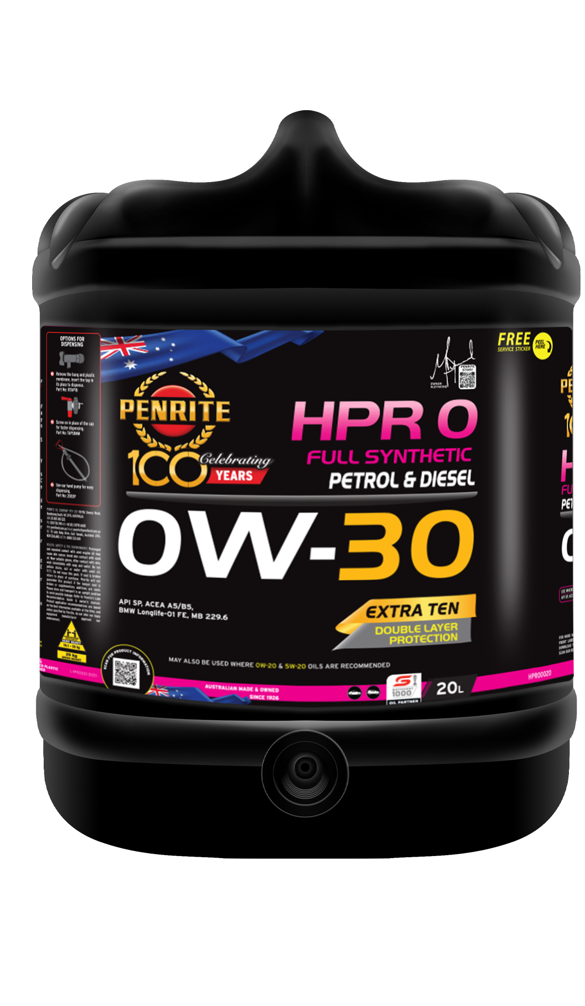 PENRITE Hpr 0 0W30 Full Syn