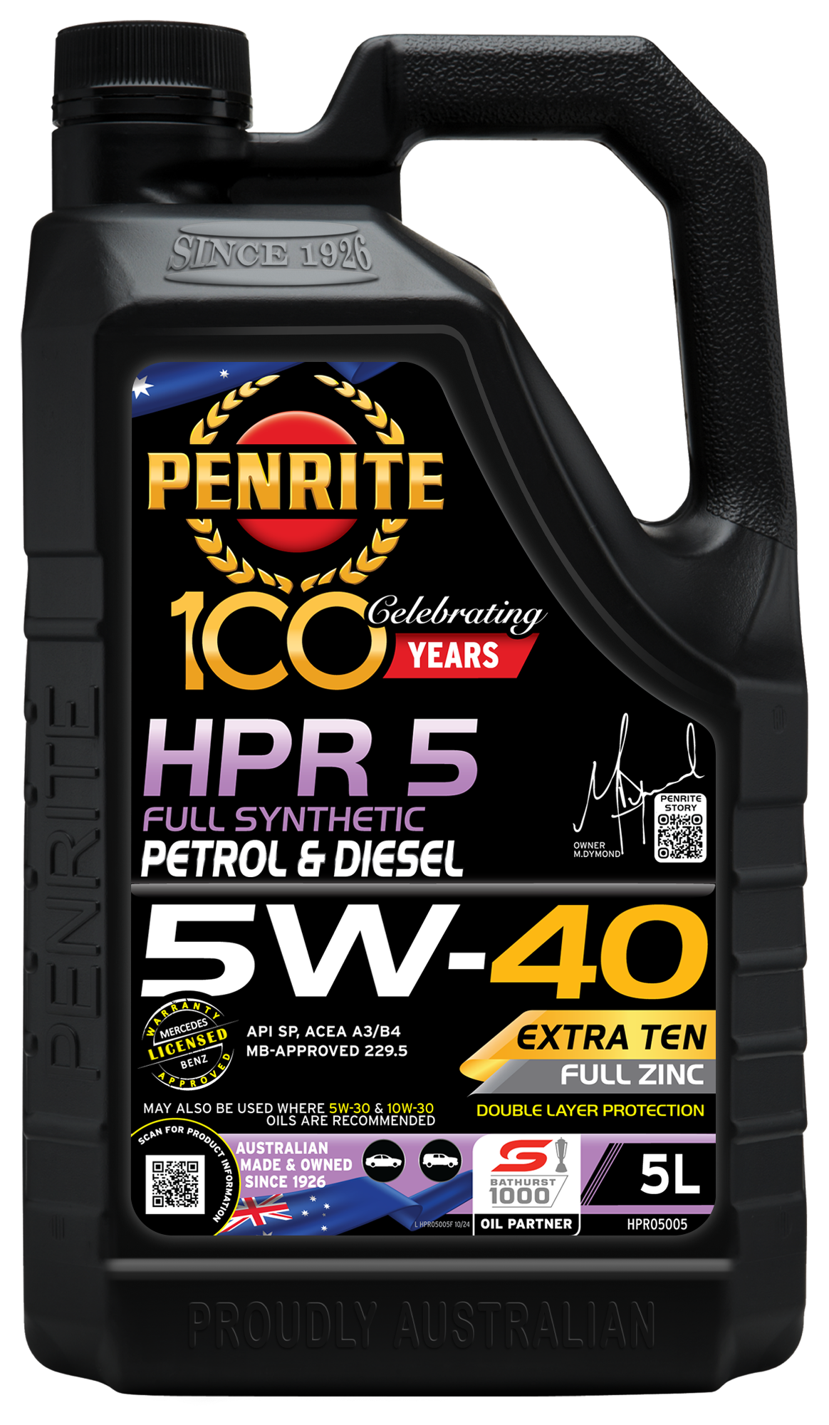 PENRITE Hpr 5 5W40 Full Syn