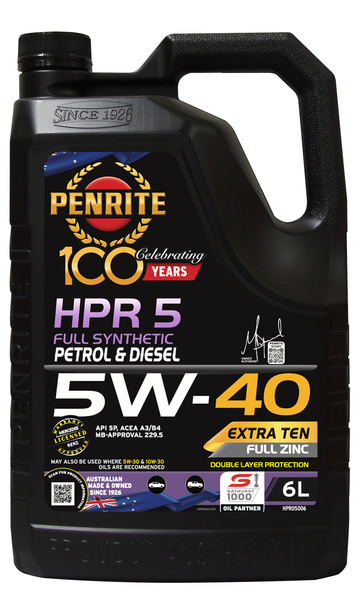 PENRITE Hpr 5 5W40 Full Syn