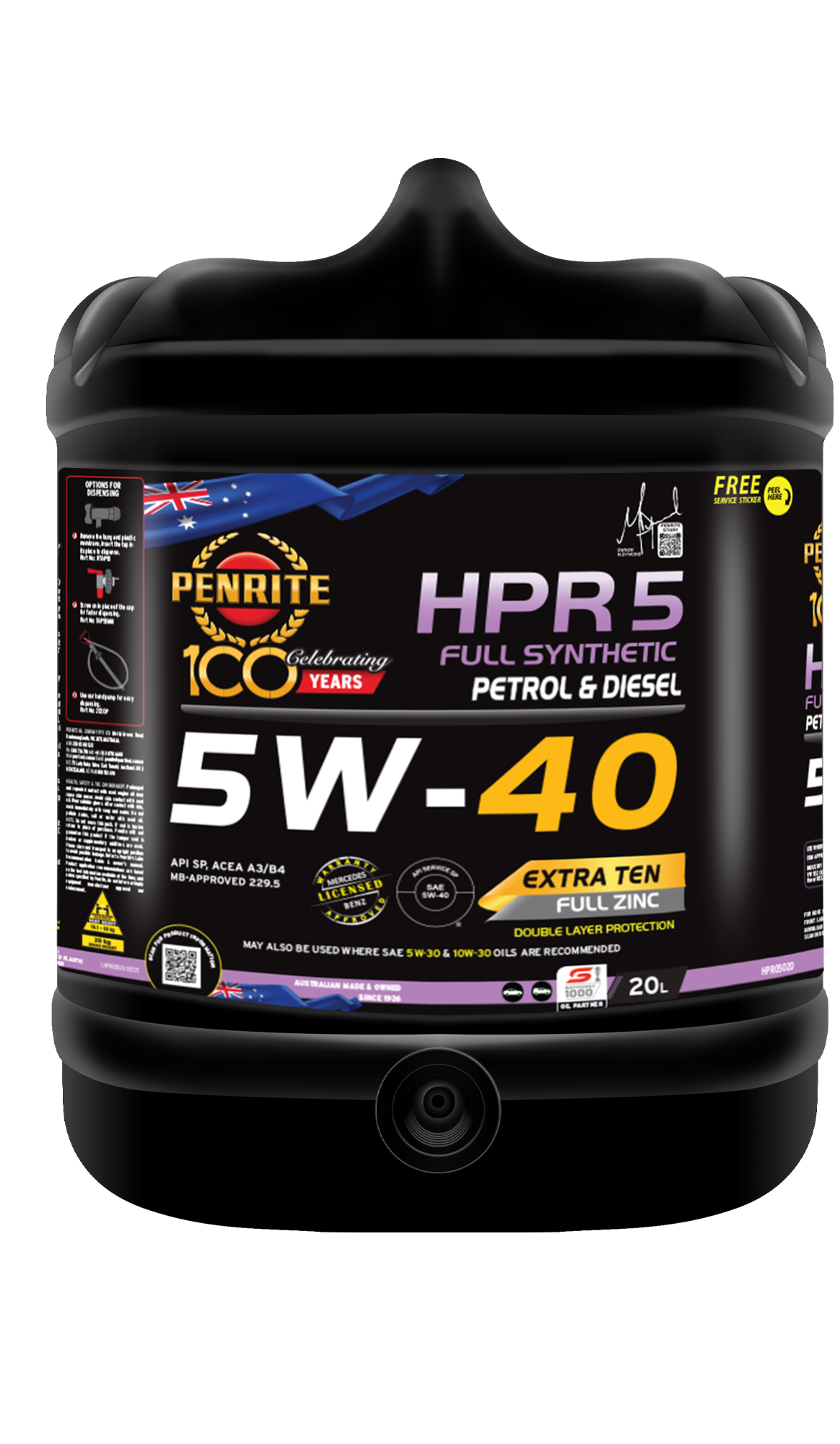 PENRITE Hpr 5 5W40 Full Syn
