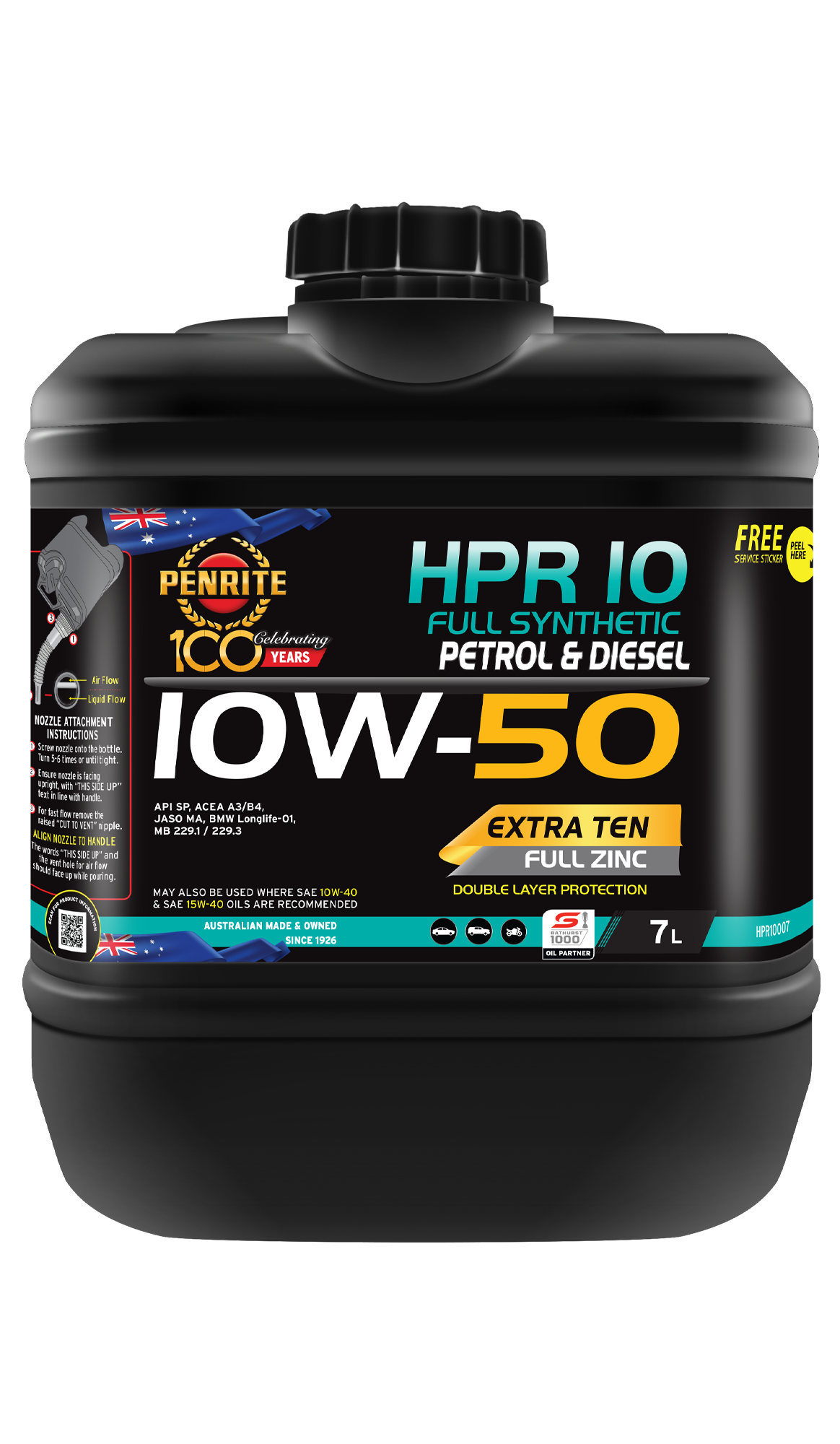PENRITE Hpr 10 10W50 Full Syn