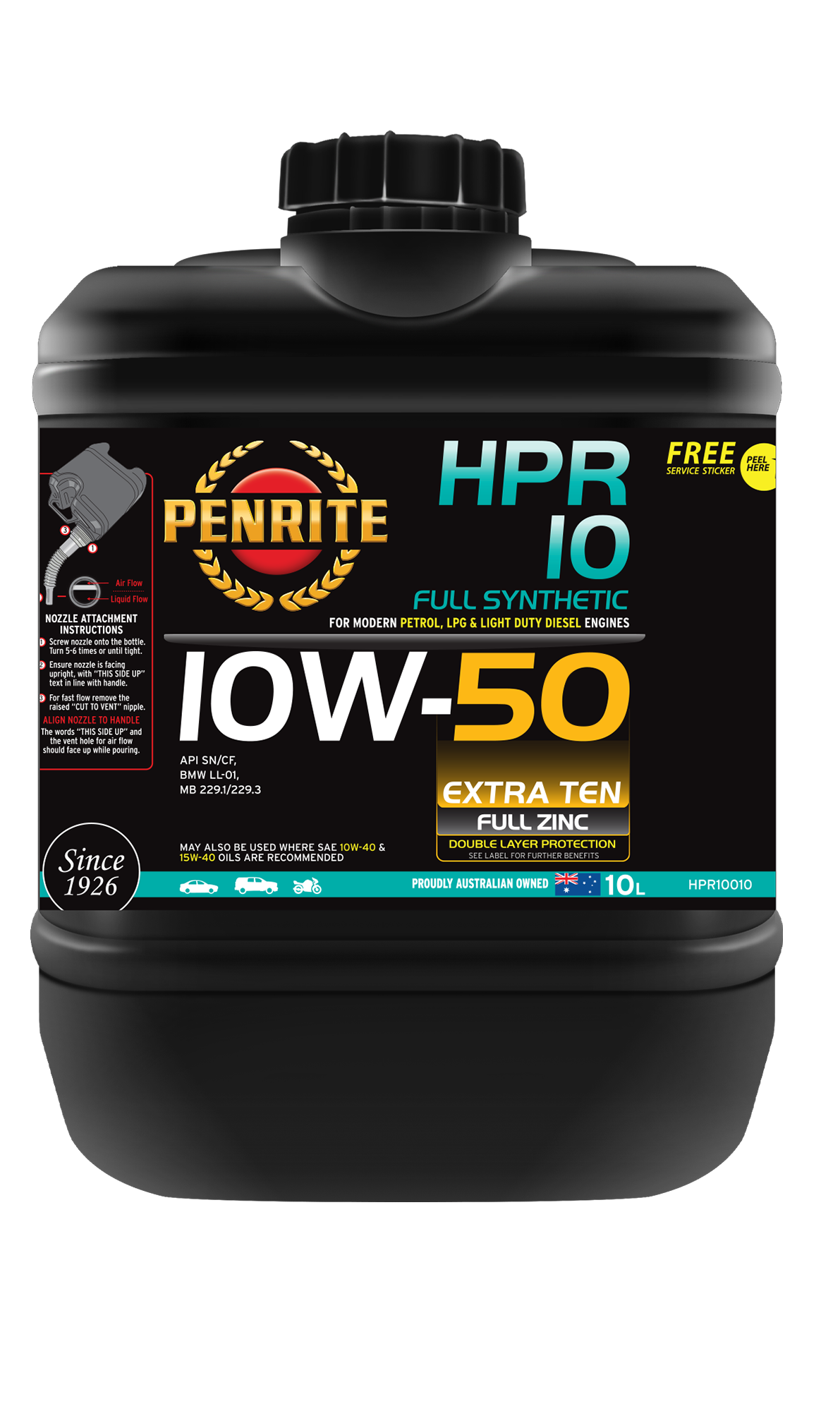 PENRITE Hpr 10 10W50 Full Syn